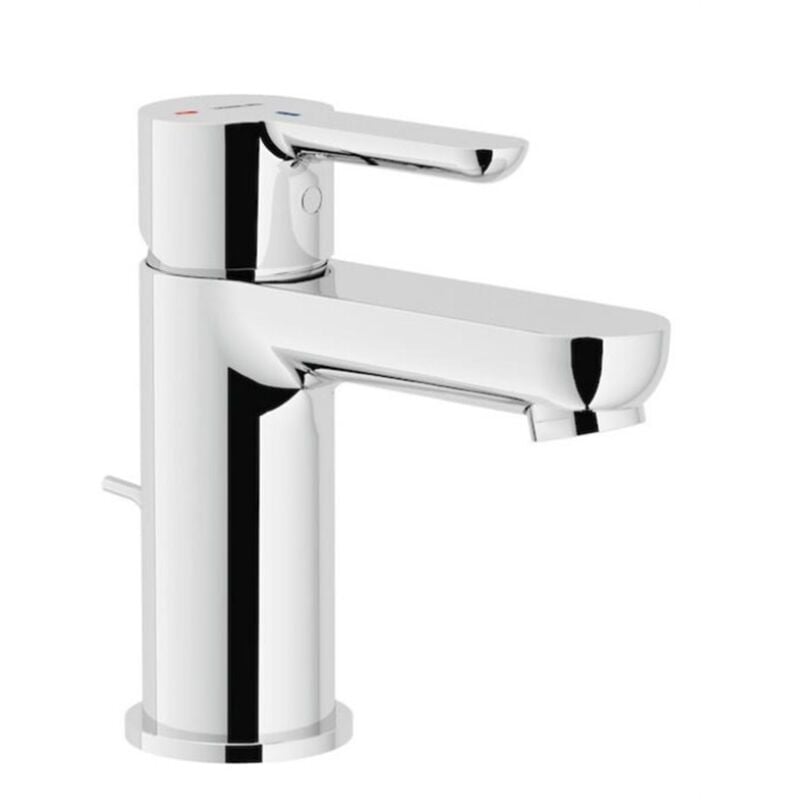 Nobili - Mélangeur pour lavabo monocommande en laiton chromé abc