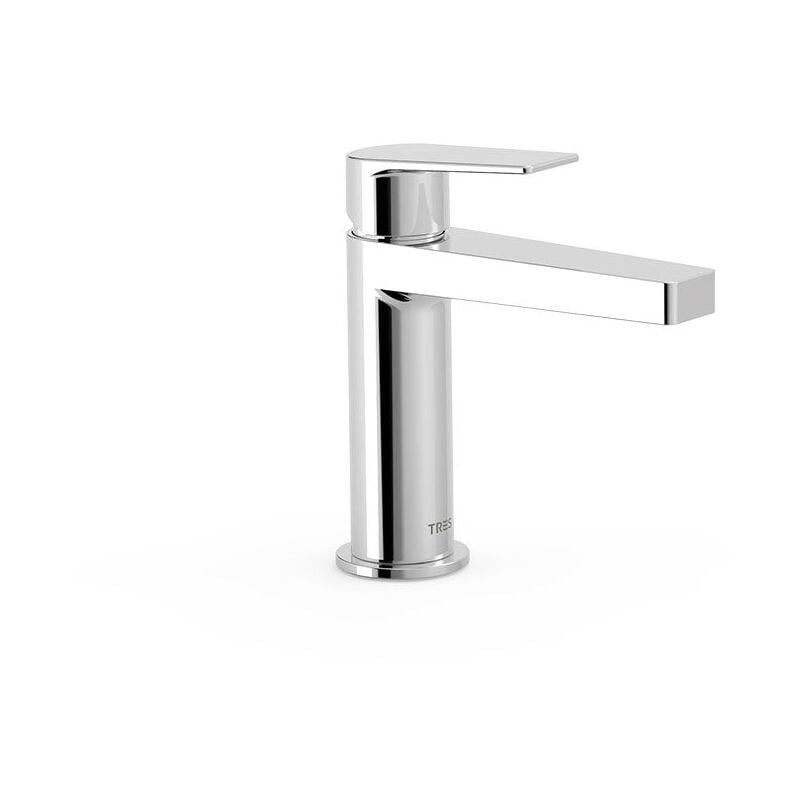 Tres - 21110301D project Grifo Monomando para Lavabo con Válvula Desagüe Click-Clack Color Cromo - ref: 21110301D