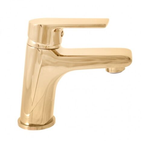 Mitigeur lavabo COLORADO en laiton doré sans siphon