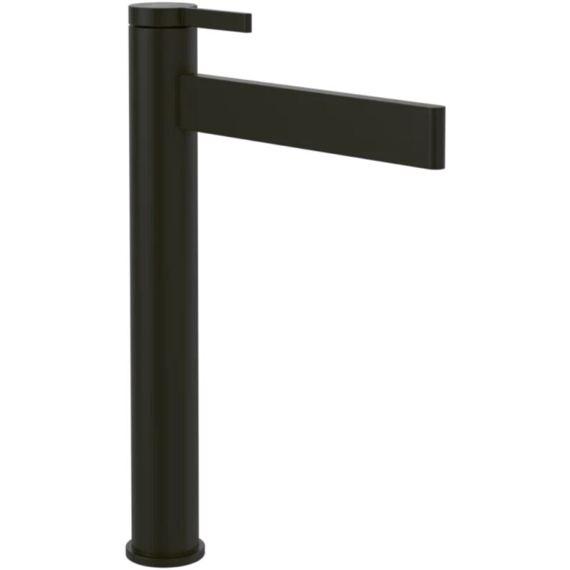 Villeroy&boch - Mitigeur lavabo droit surélevé villeroy et boch Dawn sans tirette Noir mat