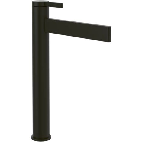 Mitigeur lavabo droit surélevé VILLEROY ET BOCH Dawn sans tirette Noir mat