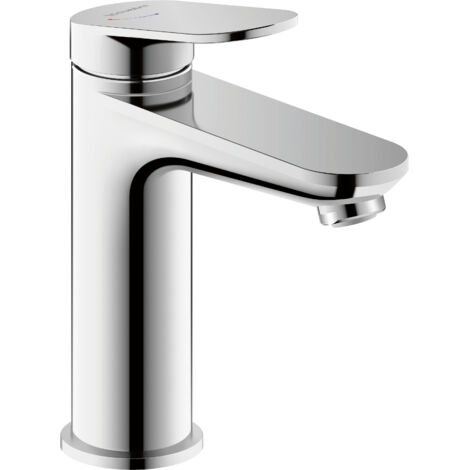 Mitigeur lavabo DURAVIT Wave M ouverture eau froide sans vidage chromé brillant