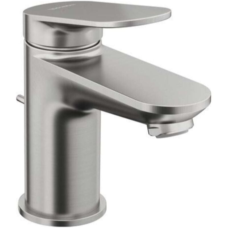 Duravit - Wave - Mitigeur de lavabo avec bonde, inox brossé WA1010001070