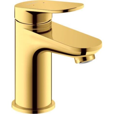 Mitigeur lavabo DURAVIT Wave S sans vidage doré poli