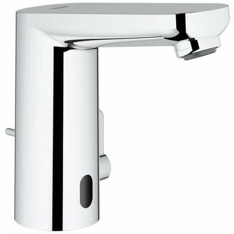 Mitigeur lavabo électronique 36331001 – Infrarouge avec mélangeur – Chromé GROHE StarLight® – Technologie GROHE EcoJoy® – Débit 5,7 l/min