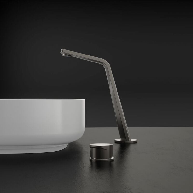 Robinet de lavabo design Robinet de salle de bains XELO-Flex 260 - bec haut - couleur au choix Bronze à canon - Bernstein