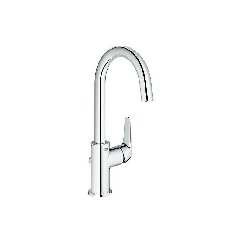 Mitigeur lavabo Grohe Bauflow chromé, L-Size,