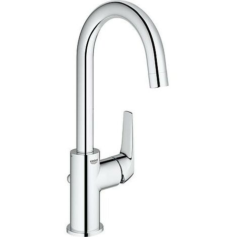 Mitigeur lavabo Grohe Bauflow chromé, L-Size,