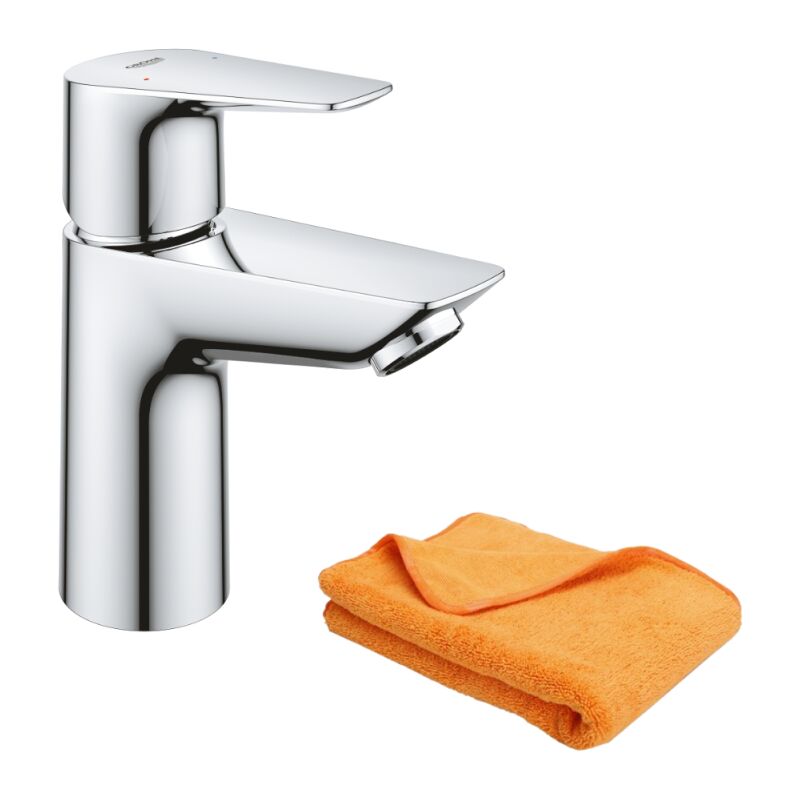 Grohe - Mitigeur lavabo Quickfix Start Edge taille s + microfibre