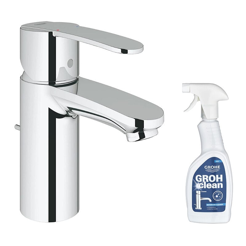 Grohe - Mitigeur lavabo Quickfix Wave Cosmopolitan taille s + nettoyant GrohClean