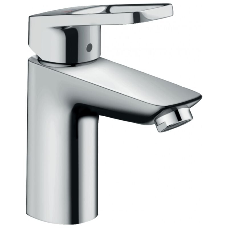 Mitigeur lavabo Logis Loop 100 Eco CH3 CoolStart, avec tirette et vidage synthétique chromé - Hansgrohe
