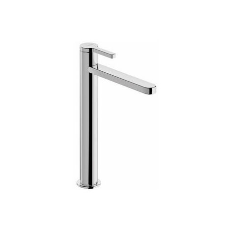 Mitigeur lavabo haut avec bec long chromé. Avec vidange Clic Clac