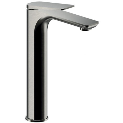 Mitigeur lavabo haut avec vidage up&down metal brosse - CRISTINA ONDYNA BA22277