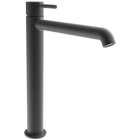 Mitigeur Lavabo Haut Avec Vidage Up&Down Picche Blackmat - CRISTINA ONDYNA PH22213