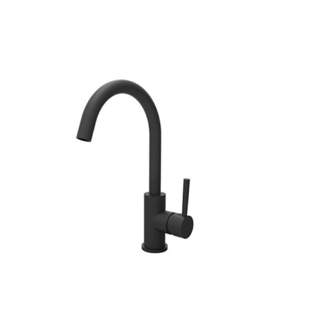 Mitigeur lavabo haut ILLUSION I, 34cm, noir mat