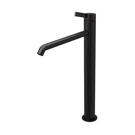 Mitigeur Lavabo Haut Inox Chrome Noir Brosse Pvd - CRISTINA ONDYNA PA22275I