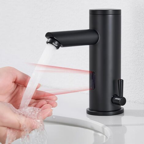 Robinet Automatique Infrarouge XJTNLB - Mitigeur Sans Contact Pour Salle De Bain Or Brossé