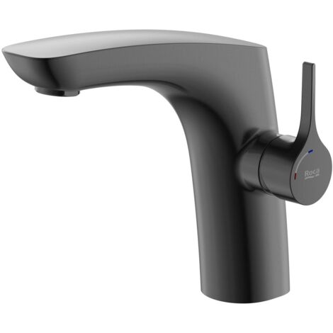 Mitigeur lavabo INSIGNIA avec vidage clic-clac - Titanium black brossé - Roca - A5A3B3ANM0