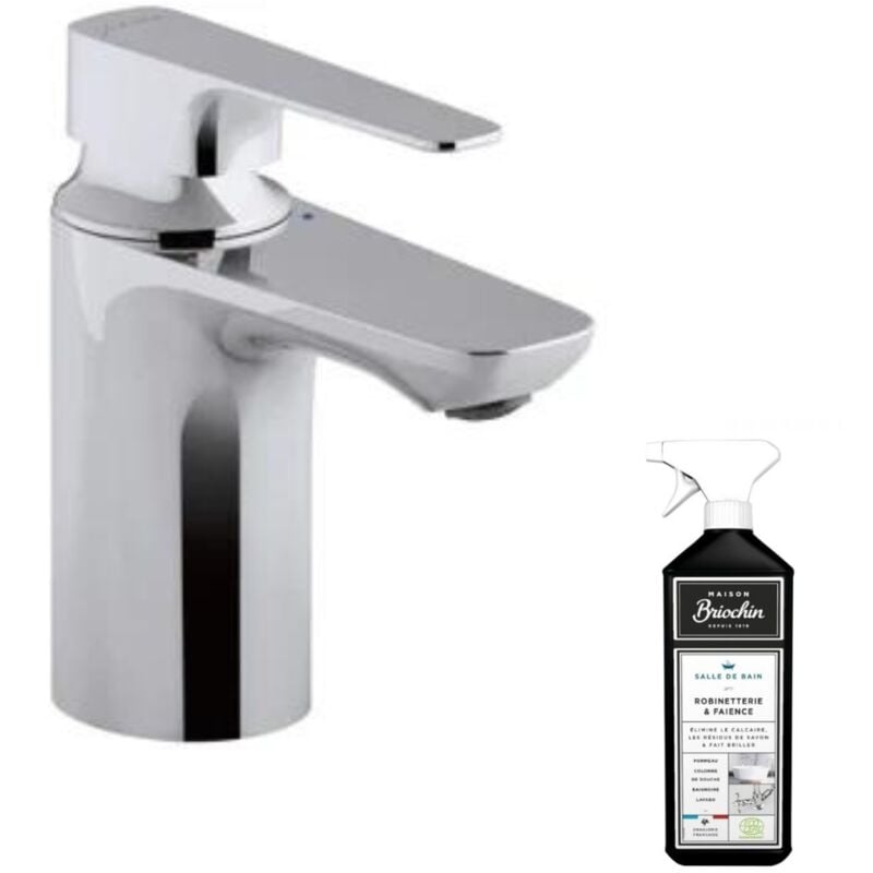 Jacob Delafon - Mitigeur lavabo Aleo+ avec tirette + nettoyant Briochin