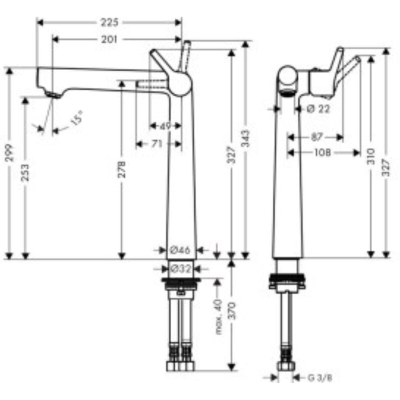 Jacob Delafon - Mitigeur lavabo Brive installation rapide chrome + nettoyant Briochin