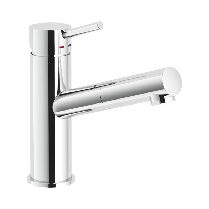 Nobili - Mitigeur lavabo live avec douchette - Chromé