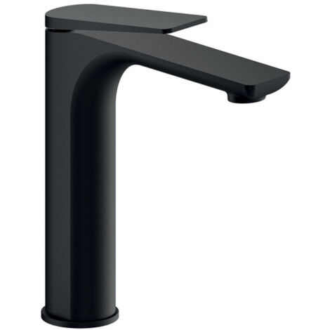 Mitigeur lavabo mi-haut avec vidage up&down black mat - CRISTINA ONDYNA BA22713