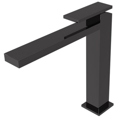 Mitigeur lavabo mi-haut Chromé Noir Tabula - CRISTINA ONDYNA TA22772