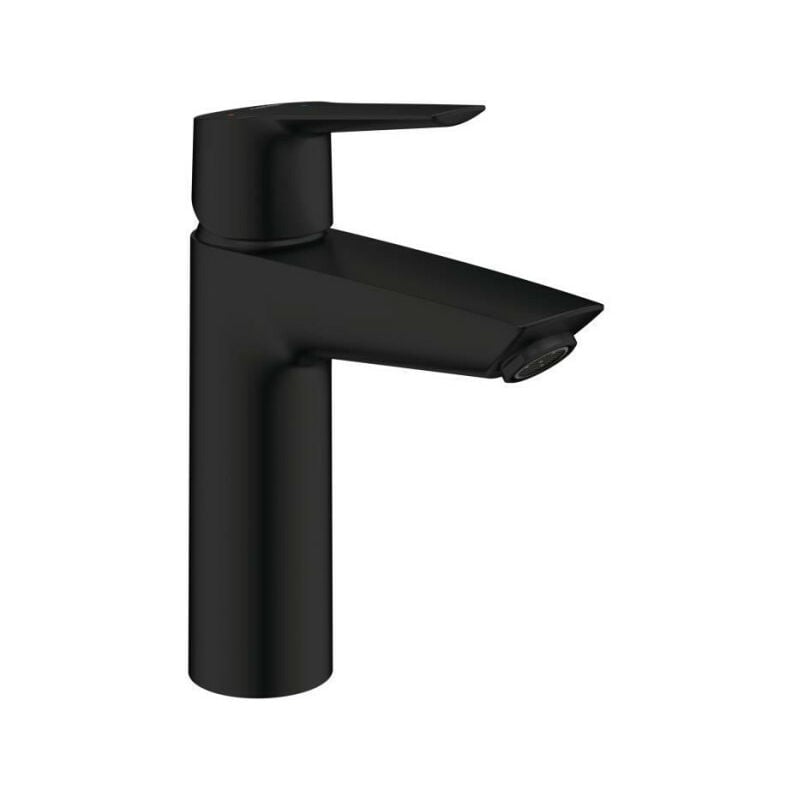 Grohe - Mitigeur lavabo monocommande Start - Noir mat - Taille m - Bec moyen - Economie d'eau