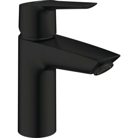 Mitigeur lavabo monocommande GROHE Start - Noir mat - Taille S - Economie d'eau