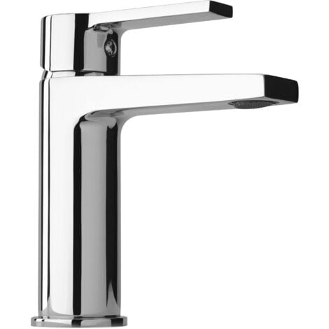 Mitigeur lavabo monotrou avec raccord flexible Paini Le Mans 90CR205  Chromé - Sans vidage
