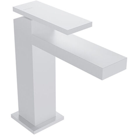 Mitigeur lavabo monotrou Blanc Mat Tabula - CRISTINA ONDYNA TA22024