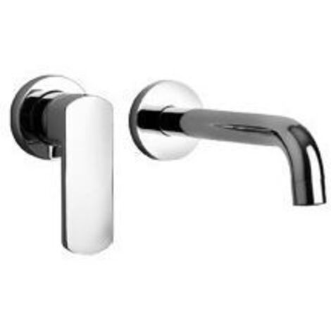 Mitigeur lavabo mural avec bec long 199 mm Paini Ovo 86CR208  Chromé
