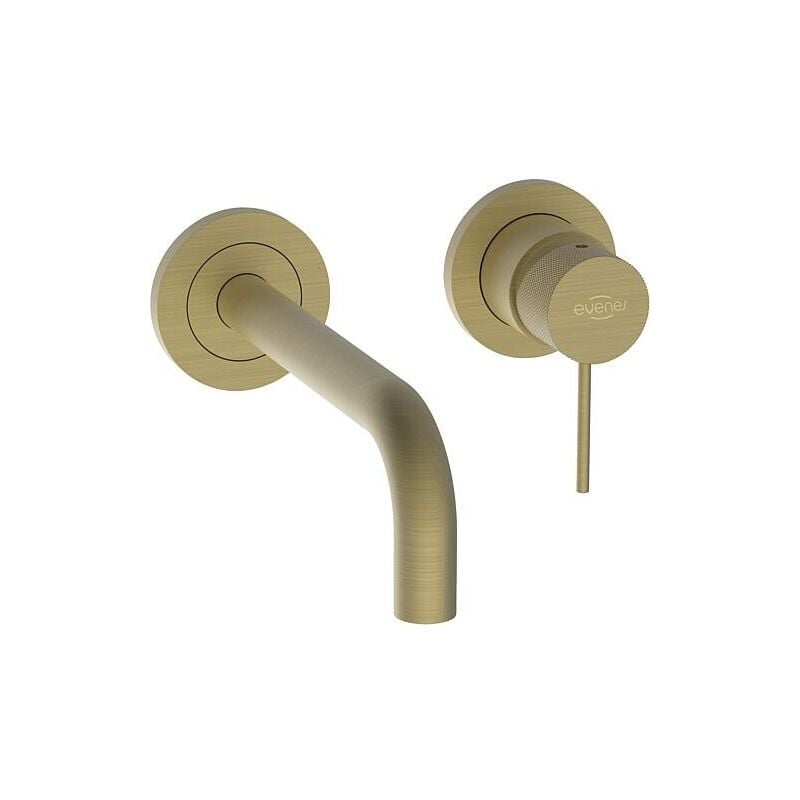 Mitigeur lavabo mural Comallo Soft Brass