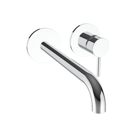 Mitigeur Lavabo Mural Picche Avec Rosaces Bec 185 Mm Chrome - CRISTINA ONDYNA PH25751