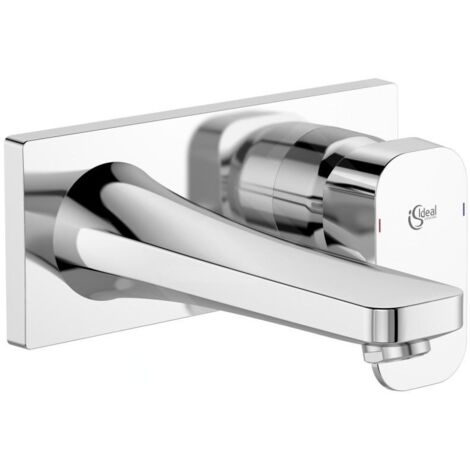 Mitigeur lavabo mural TONIC II projection 180 mm chromé IDEAL STANDARD