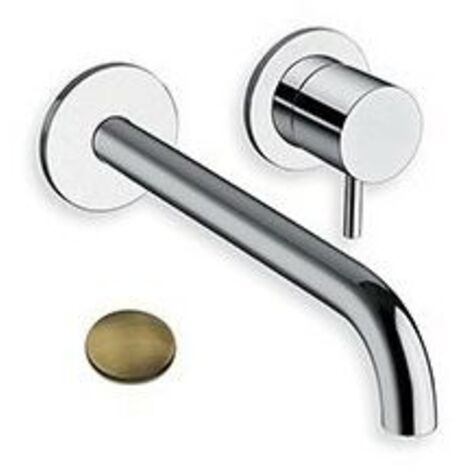 MITIGEUR LAVABO MURAL TRIVERDE 2 TROUS BEC 22.5 CM VIEUX BRONZE - CRISTINA ONDYNA TV25992