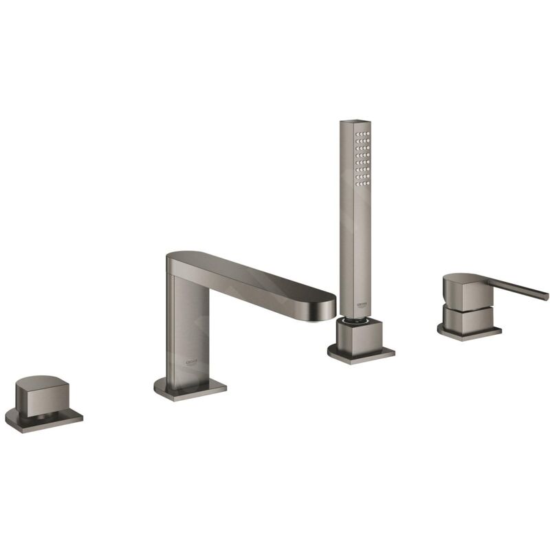 Grohe - Plus - Mitigeur au bord de baignoire 4 trous, Hard Graphite brossé 29307AL3