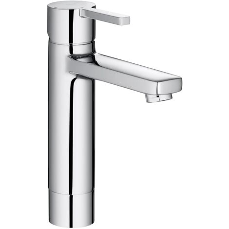 Mitigeur lavabo NAIA Mezzo Plus sans tirette avec flexible - Chromé - Roca - A5A3D96C00