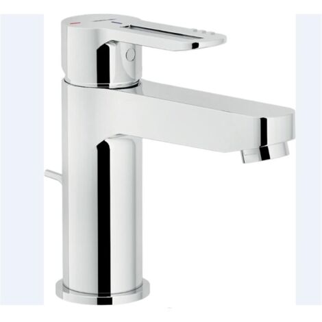Mitigeur lavabo NEW ROAD - Chromé brillant avec vidage