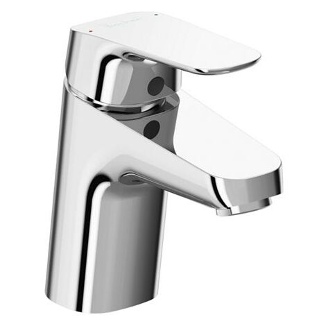 Ideal Standard - Mitigeur lavabo Ch2 OKYRIS chromé tirette et vidage bonde polypropylène - D0570AA