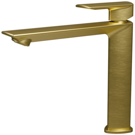 Mitigeur Lavabo Profilo Medium Avec Vidage Up&D Laiton Or Brosse - CRISTINA ONDYNA PF22796P
