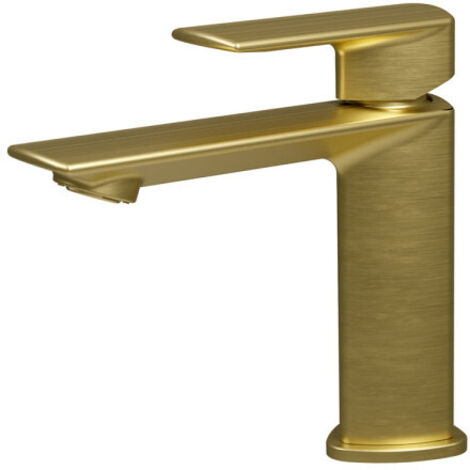 Mitigeur Lavabo Profilo Regular Avec Vidage Up&D Laiton Or Brosse - CRISTINA ONDYNA PF22096P