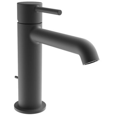 Mitigeur Lavabo Regular Avec Vidage Tirette Laiton Picche Blackmat - CRISTINA ONDYNA PH22113