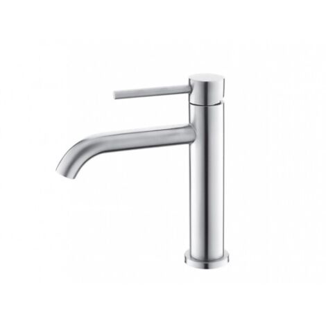 Mitigeur lavabo rétro ARTEMIS en acier H. 19cm-Chromé-5 ---Chromé