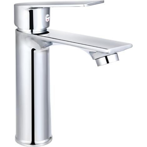 Mitigeur Lavabo Robinet Salle Bain Robinet Lavabo pour Salle de Bain Réglable à Chaud et à Froid Robinet Chromé