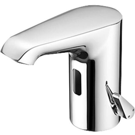 Mitigeur lavabo Schell XERIS E HD-M saillie 95 mm chrome avec sonde IR sur secteur