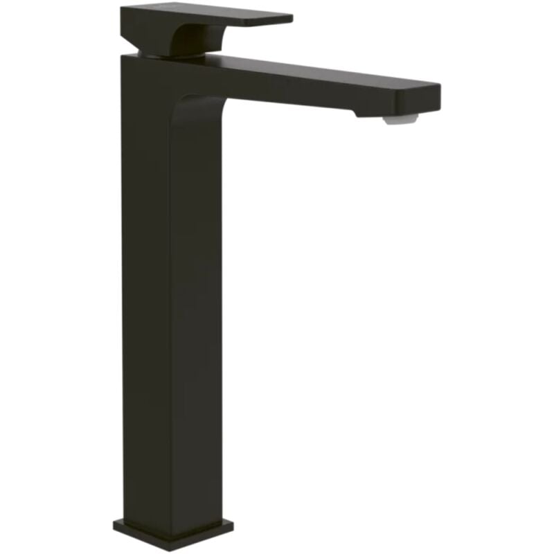 Villeroy&boch - Mitigeur lavabo surélevé villeroy et boch Architectura Square avec vidage Push Open Noir mat