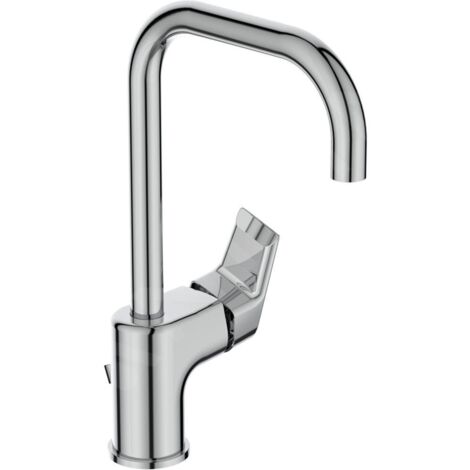 Mitigeur lavabo TESI avec bec haut chromé IDEAL STANDARD