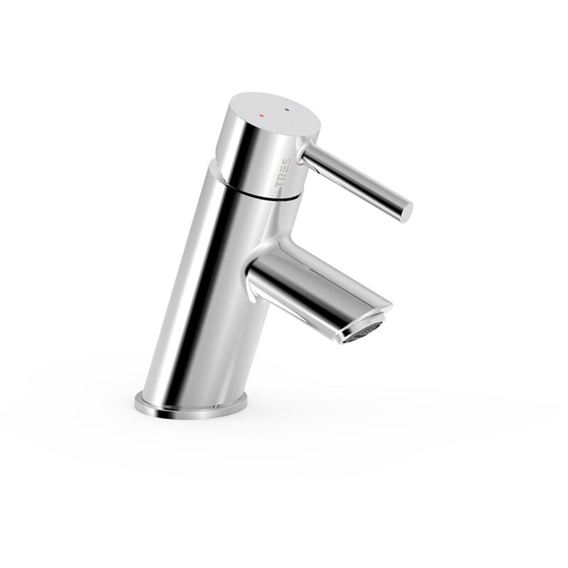 Tres - 20310301 alplus Grifo Monomando Lavabo Cromo - ref: 20310301