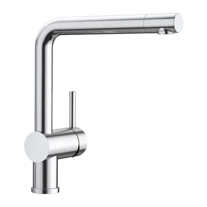 Blanco - Mitigeur Linus pvd Steel - Inox Pvd coloris